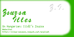 zsuzsa illes business card